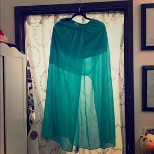 Teal skirt
